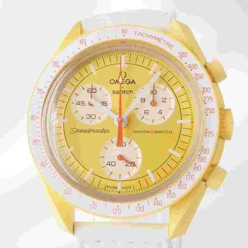 Omega
x Swatch Moonwatch Mission to The Sun SO33J100 Quartz Chronograph Box Mint