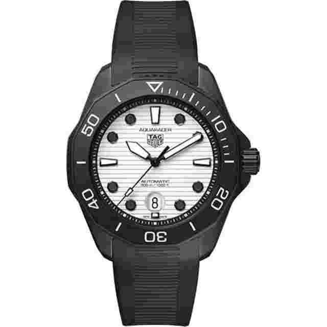 TAG Heuer Aquaracer 300M
                           
                                 Professional 300 WBP201D.FT6197 43mm Carbon PVD Stainless Steel With Black Rubber Watch White Dial 2024