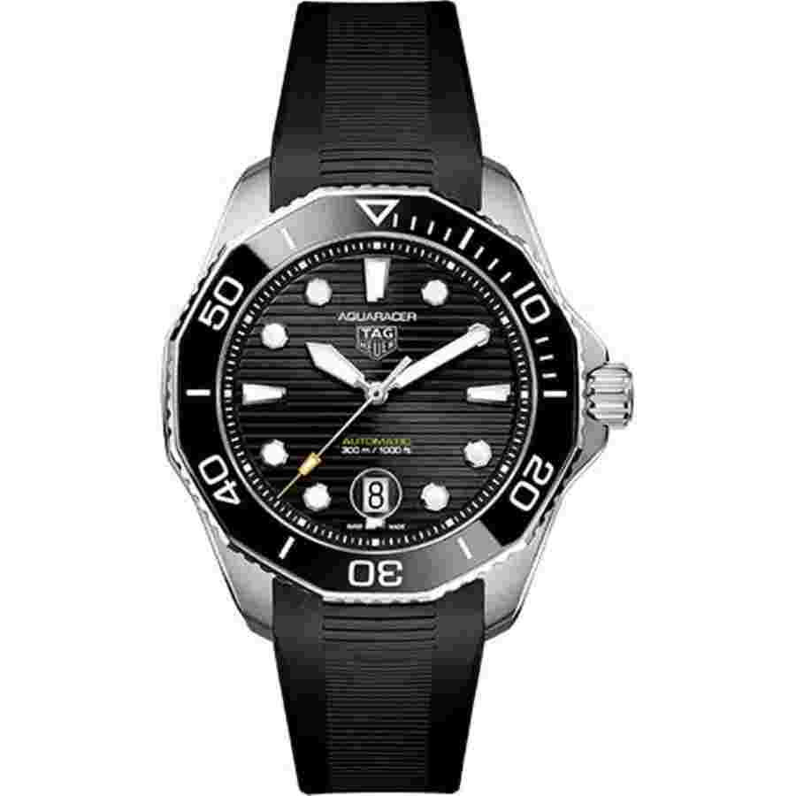TAG Heuer Aquaracer 300M
                           
                                 Professional 300 Automatic WBP201A.FT6197 43mm Black Dial Stainless Steel With Black Rubber Watch 2024