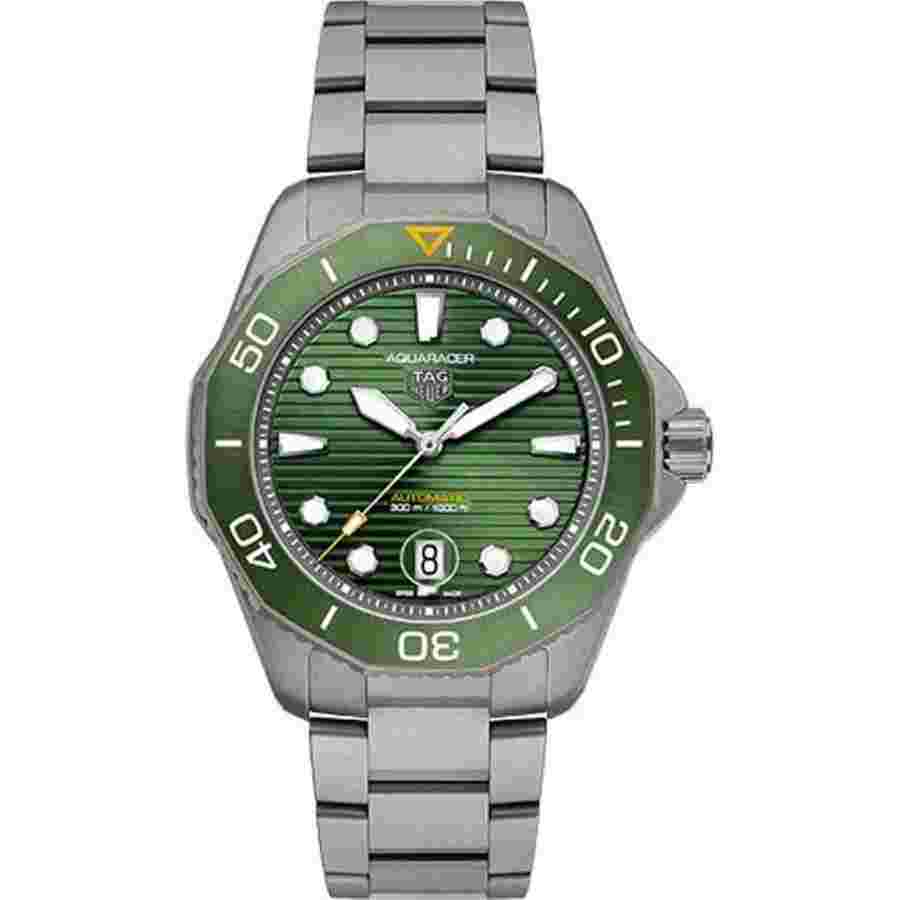 TAG Heuer Aquaracer 300M
                           
                                 Professional 300 WBP208B.BF0631 43mm Titanium With Green Dial Watch 2024