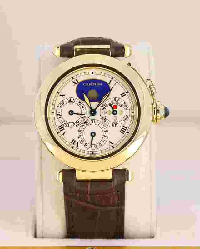 Cartier Pasha
                           
                                 de Cartier Gold Perpetual Calendar Moonphase Paris Boutique 30003 Special Edition