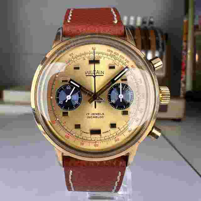 Vulcain
                           
                                 Vintage Vulcain Chronograph Valjoux 7733 movement