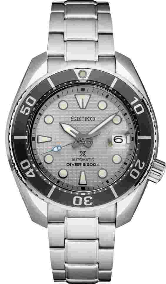 Seiko Prospex
                           
                                 automatic diver's watch Seiko Prospex Ice Diver Gray Sumo SPB175J1 45mm 200m WR Sapphire c