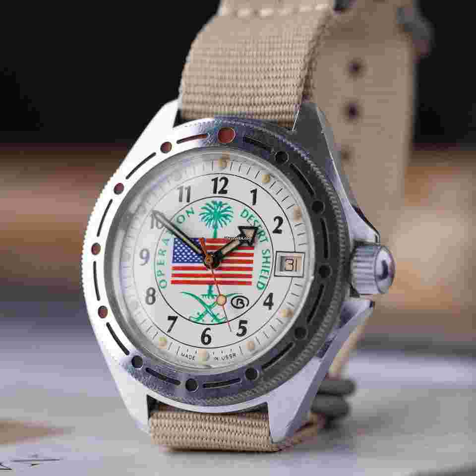 Vostok
"Operation Desert Shield" Vintage Automatic Dive Watch