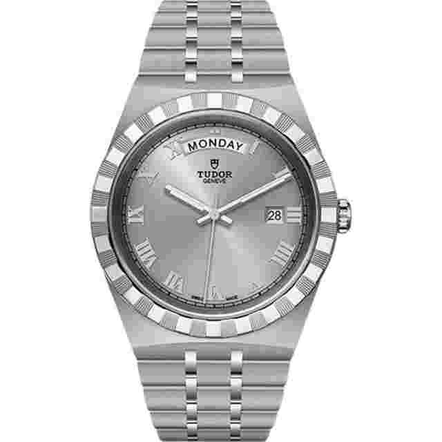 Tudor Royal
                           
                                 41mm M28600-0001 Stainless Steel Watch Silver Roman Dial 2024