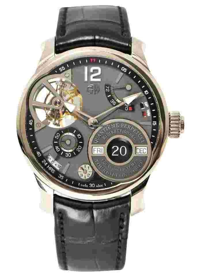 Greubel Forsey
                           
                                 QP Equation in White Gold on Black Leather Strap with Grey Anthracite Dial--Factory Serviced May 2023