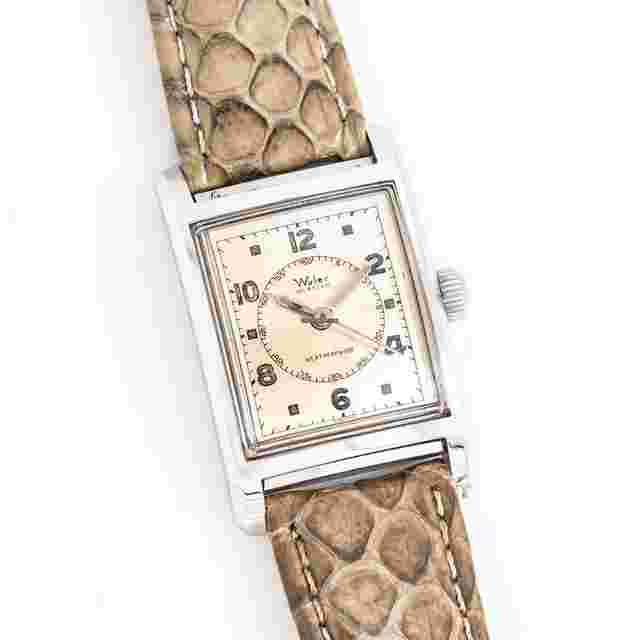Wyler
                           
                                 1960's Vintage Wyler Inca Flex Ref. 1211 Stainless Steel Watch ( 15137)