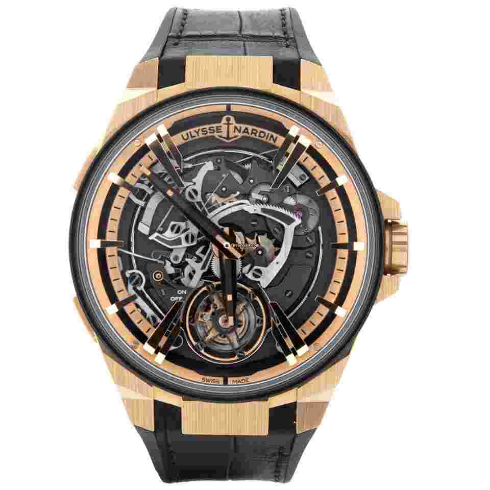 Ulysse Nardin Hourstriker
                           
                                 Blast Hourstriker Rose Gold Skeleton 45mm 6215-400/02 Full Set