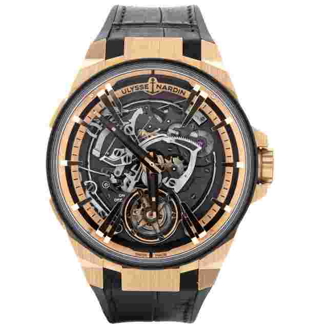 Ulysse Nardin Hourstriker
                           
                                 Blast Hourstriker Rose Gold Skeleton 45mm 6215-400/02 Full Set