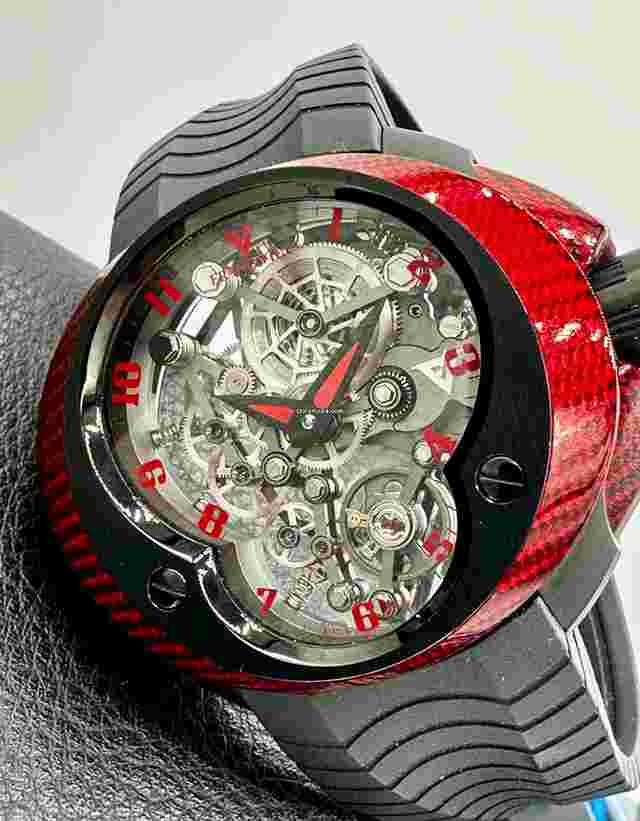 Franc Vila
                           
                                 Cobra Skeleton Suspended Texalium Carbon 55mm 18E.BTI-SS.003 $38,500.