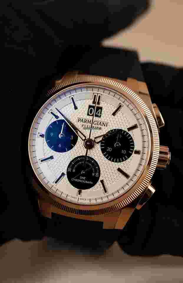 Parmigiani Fleurier Tonda
                           
                                 PF Sport Chronograph PFC903-1500140-X0148 Papers + Box Roségold