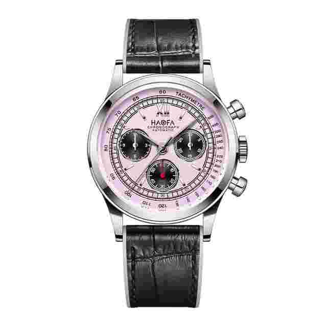 Haofa Multi-function Chronograph Watch Tachometer Bezel Automatic Mechanical Watch 2371 