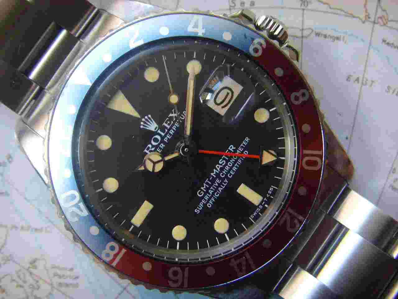 Rolex GMT-Master
                           
                                 1978 Maxi Dial with patina Rolex service