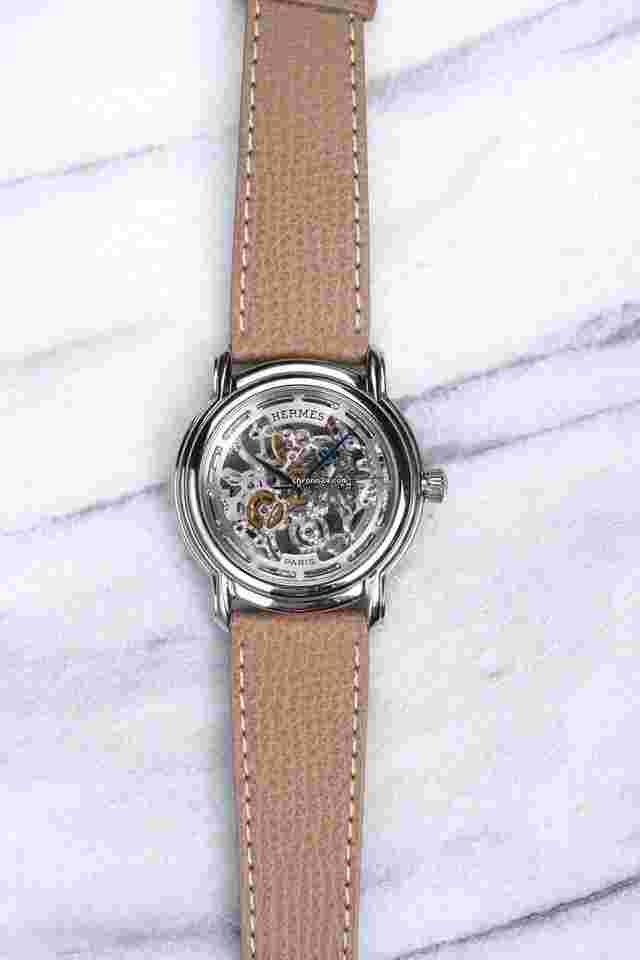 Hermès
                           
                                 Paris Sesame SM1-790 Squelette Automatic Skeleton 36mm Case.