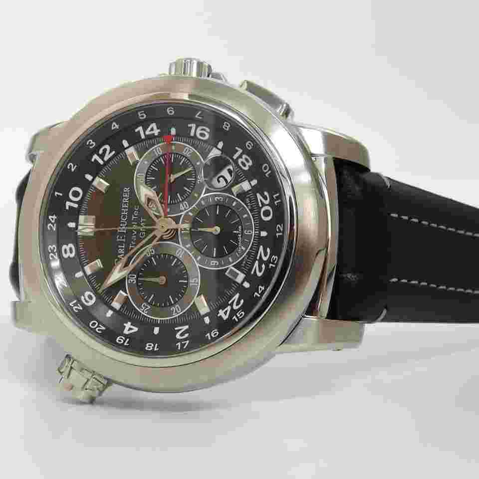 Carl F. Bucherer Patravi
                           
                                 Traveltec GMT Chronograph Black Dial Automatic 00.10620.08.33.02
