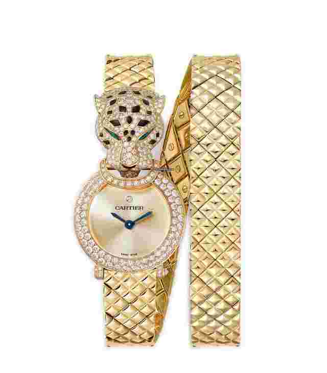Cartier Panthère
                           
                                 24mm 18k Yellow Gold La Panthere Golden Dial