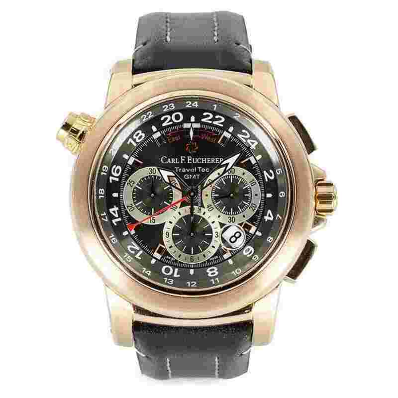 Carl F. Bucherer Patravi
                           
                                 TravelTec Chronograph 18k Rose Gold World Time 47mm