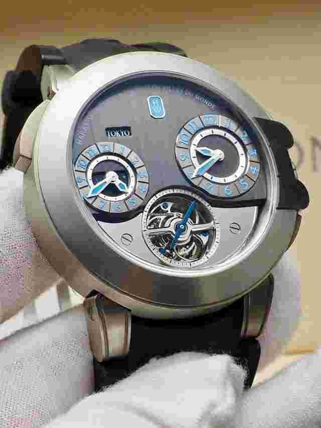 Harry Winston Ocean
                           
                                 Z5 Dual Time Tourbillon 99% LNIB 400/MATTZ45ZC.A $146,000 LIST