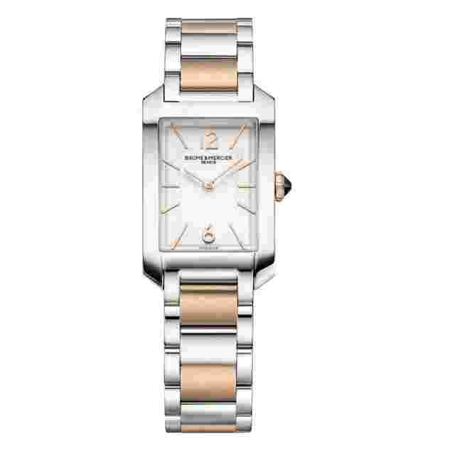 Baume & Mercier Hampton
                           
                                 Quartz Watch Steel & Pink Gold 10751