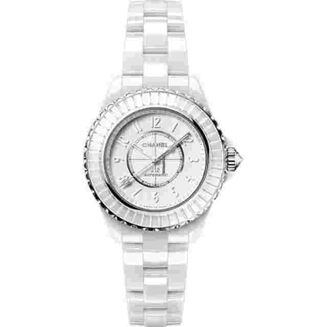 Chanel J12
                           
                                 H6785 33mm Stainless Steel and White Ceramic Watch White Dial 2024
