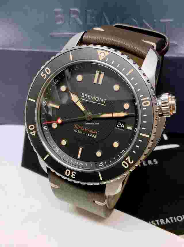 Bremont Supermarine
                           
                                 S501 43mm Black Dial Box & Papers 2022