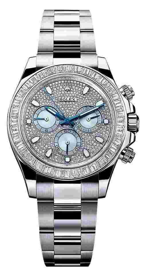 Rolex Daytona
Platinum Diamond Pave Dial 116576TBR Full Set