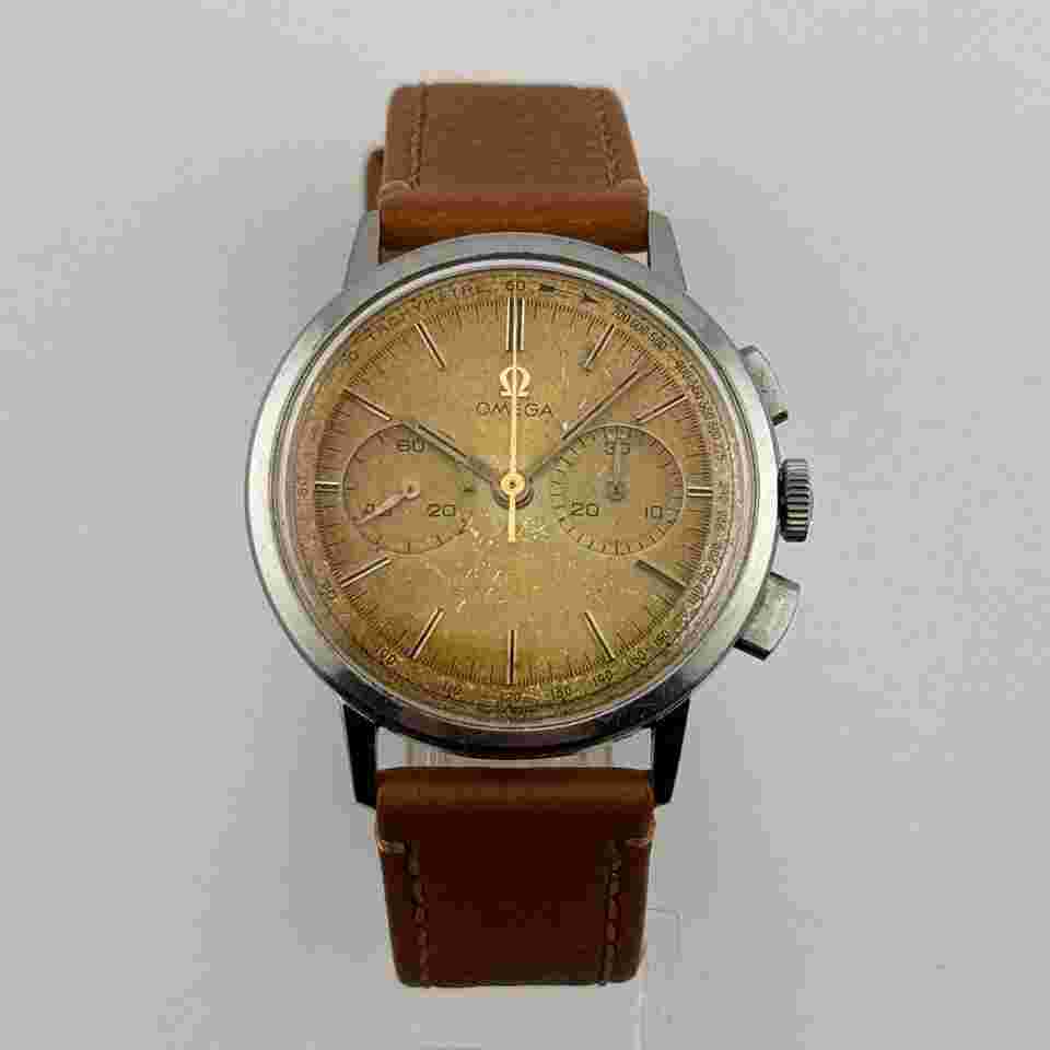 Omega
Chronograph Calibre 320 Manual Case Acier Tropic Dial Original Swiss Made Men
