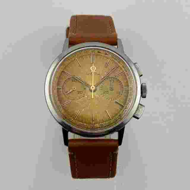 Omega
                           
                                 Chronograph Calibre 320 Manual Case Acier Tropic Dial Original Swiss Made Men