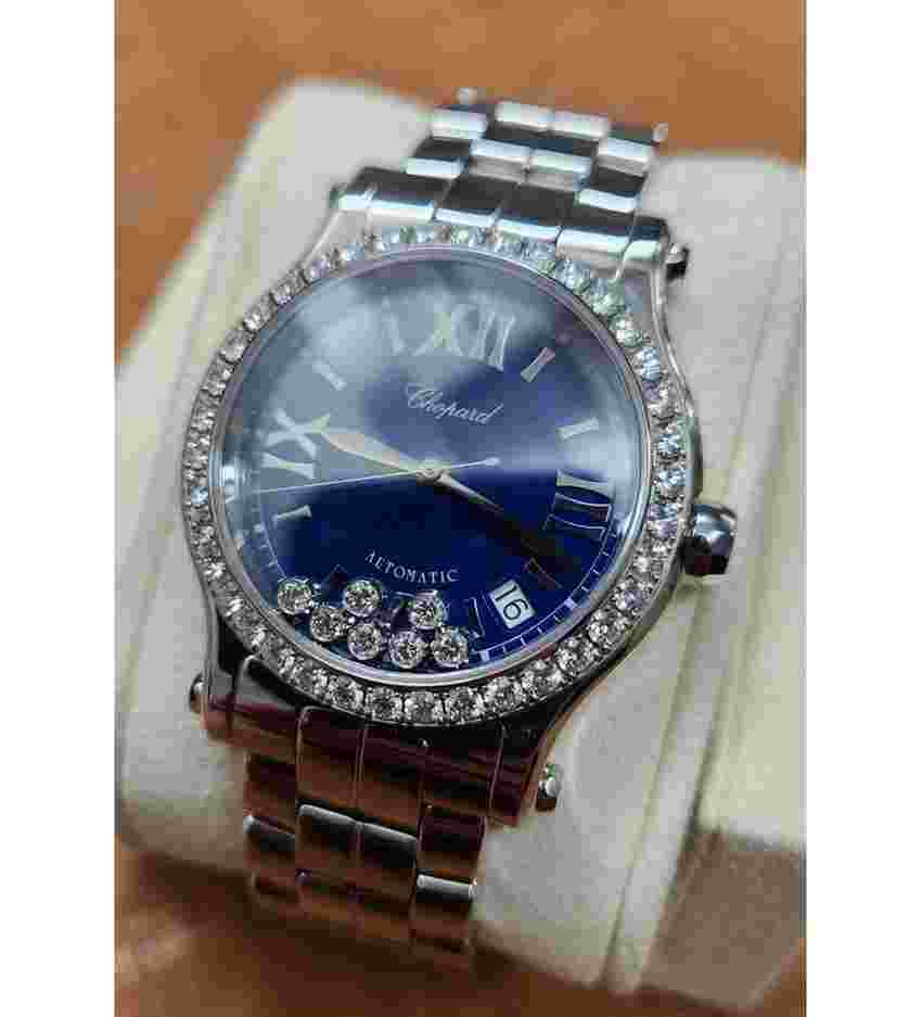 Chopard Happy Sport
                           
                                 Automatic 36mm Blue Dial Diamonds NEW UNWORN WITH CHOPARD CERTIFICATE