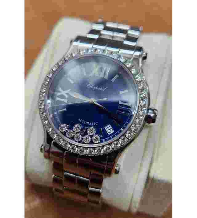 Chopard Happy Sport
                           
                                 Automatic 36mm Blue Dial Diamonds NEW UNWORN WITH CHOPARD CERTIFICATE