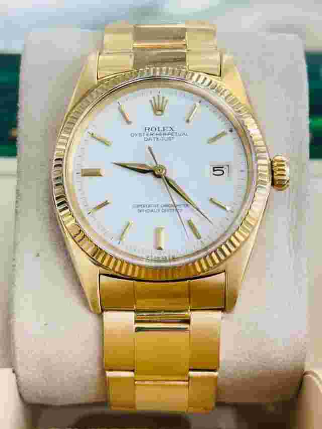 Rolex Datejust 36
                           
                                 Oyster Perpetual Yellow Gold 18k Ref.1601 Vintage Rare