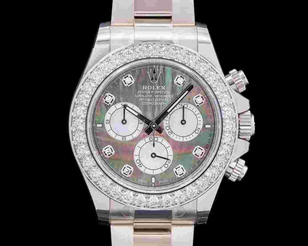 Rolex Daytona
NEW 2024 Cosmograph Daytona 40mm 126579RBR White Gold Mother of Pearl Diamond Dial