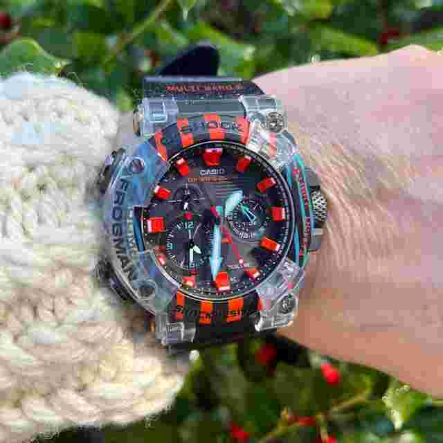 Casio G-Shock
                           
                                 Frogman Master of G Sea GWF-A1000APF-1AJR JDM 200M WR 30TH anniversary 51.7m