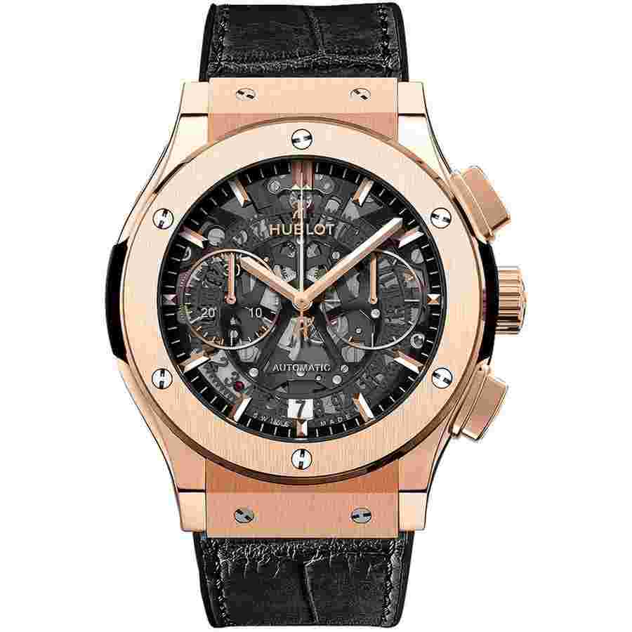 Hublot Classic Fusion Aerofusion
Chronograph Rose Gold 45mm 525.OX.0180.LR Black Alligator Strap Watch 2024