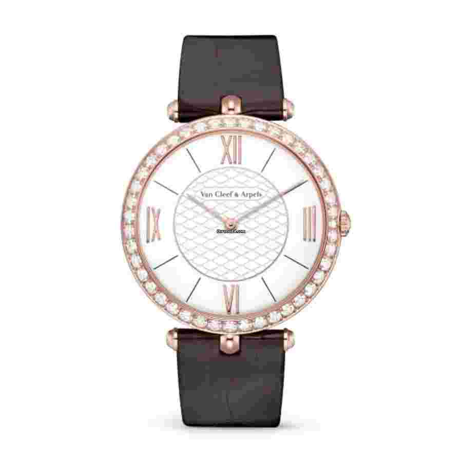 Van Cleef & Arpels Pierre Arpels
                           
                                 VCARO3GL00 Rose Gold Case with Brown Crocodile Leather Watch 2024