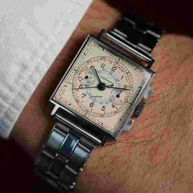 Tavannes
                           
                                 Rectangular Chronograph Unpolished