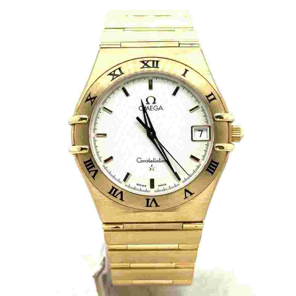 Omega Constellation Quartz
Vintage Quartz 33mm 18k Yellow Gold Unisex Watch 396.12.01