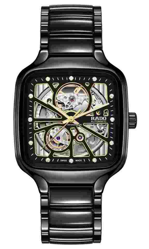 Rado True
                           
                                 Square Automatic Open Heart R27086712 38mm 80h power reserve 50m WR sapphire cry