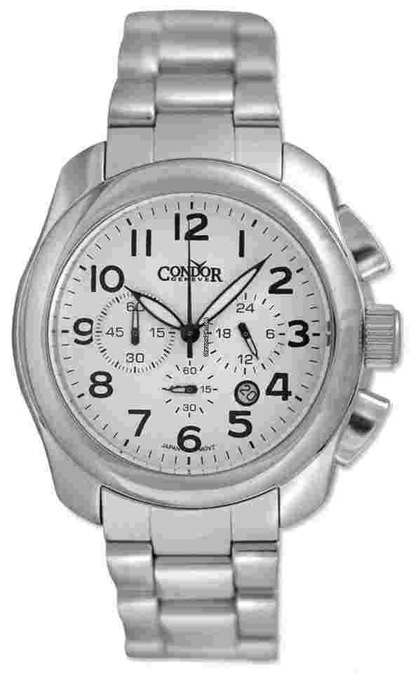 Condor
Classic Chronograph Stainless Steel Mens Watch Date White Dial CWS109