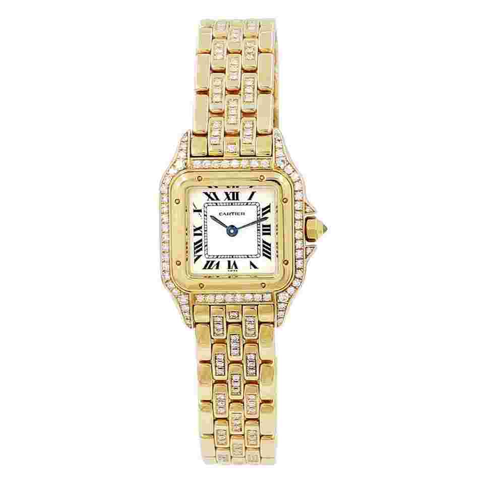 Cartier Panthère
Small 18K Yellow Gold Panthere de Cartier Watch 12802