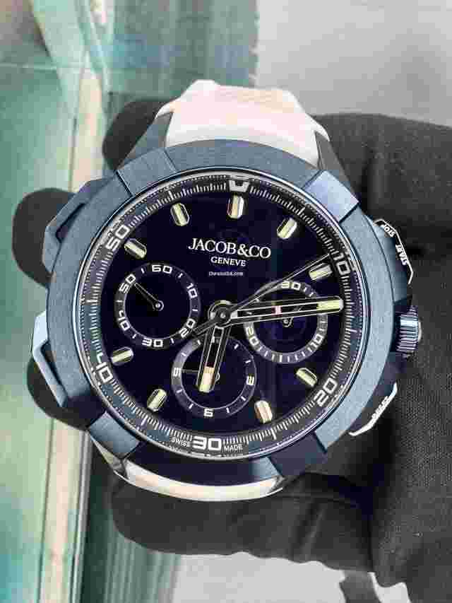 Jacob & Co.
                           
                                 Epic X Chrono Tri Compax Titanium 44mm