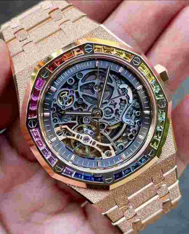 Audemars Piguet Royal Oak Double Balance Wheel Openworked
                           
                                 2023 Royal Oak Double Balance Wheel Openworked Frosted Rose Gold 15412OR