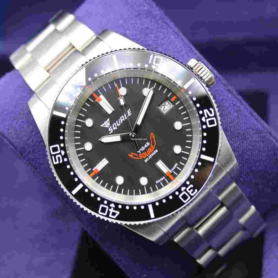 Squale
                           
                                 1545 black bracelet - 40 mm - TOP CONDITIONS 2024