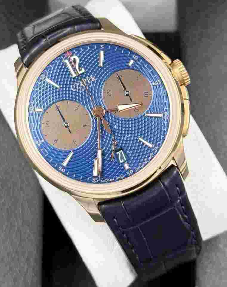 Czapek
                           
                                 1028 Faubourg de Cracovie Océan d'Or 5N 41.5mm Rose Gold Blue Dial Only 8