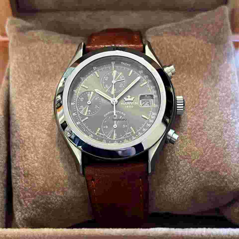 Marvin
                           
                                 Chronoplan Automatic Date Full Set Very Good Condition
