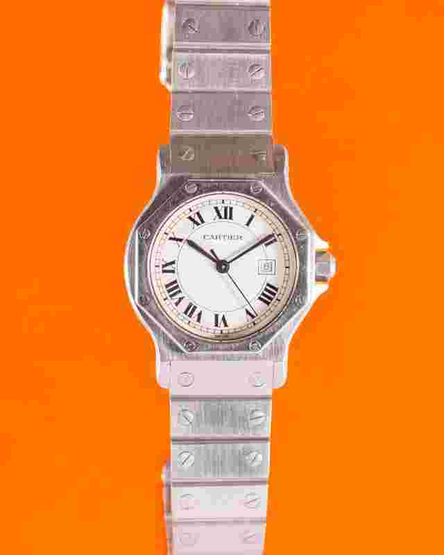 Cartier Santos
                           
                                 Octagon Automatic