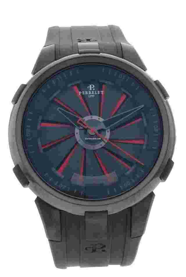 Perrelet Turbine XL
                           
                                 Black & Red Dial 48mm Automatic Men’s Watch A1051/9