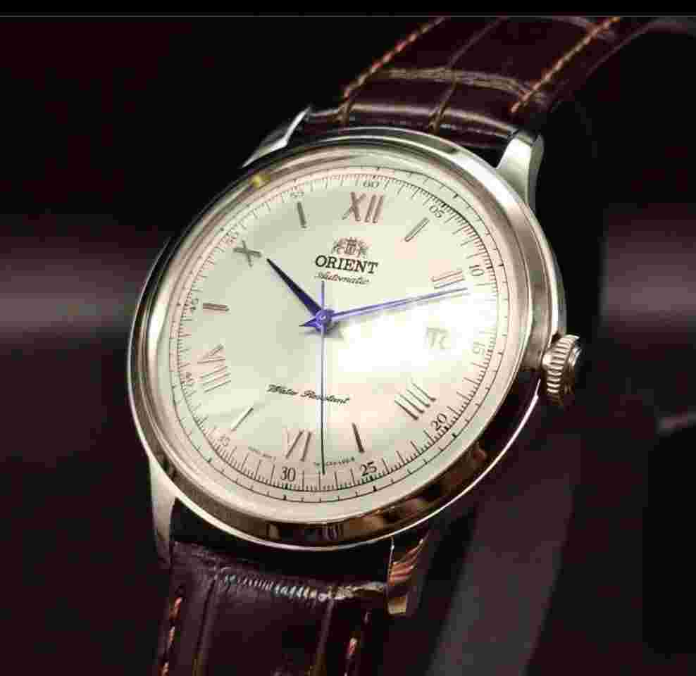 Orient Bambino
TAC00009N champagne dial 40.5mm 30m WR automatic men's watch with leather s