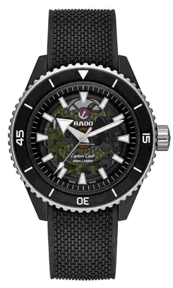 Rado Captain Cook High-Tech
                           
                                 Ceramic R32127156 43.0 mm Automatic 114 g 300m WR case High