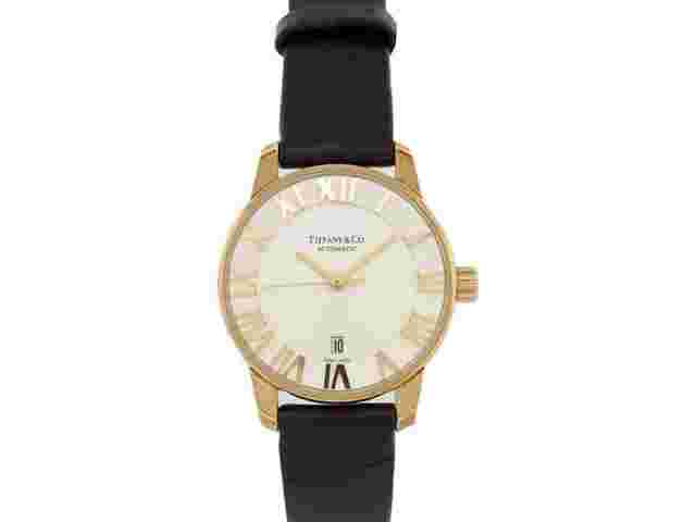 TIFFANY & CO ATLAS 29 mm automatique en or jaune 18k gold watch